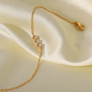 Aura Minimal Charm Bracelet